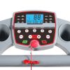 Multifunctional LCD Screen Foldable Treadmill - gray