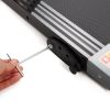 Multifunctional LCD Screen Foldable Treadmill - gray