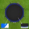 12FT Trampoline with Basketball Hoop, ASTM Approved Reinforced Type Outdoor Trampoline with Enclosure Net