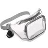Woman Waist Packs Clear Fanny Pack Waterproof Cute Waist Bag Stadium Approved Clear Purse Transparent Adjustable Crossbody Bags
