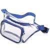 Woman Waist Packs Clear Fanny Pack Waterproof Cute Waist Bag Stadium Approved Clear Purse Transparent Adjustable Crossbody Bags