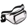 Woman Waist Packs Clear Fanny Pack Waterproof Cute Waist Bag Stadium Approved Clear Purse Transparent Adjustable Crossbody Bags