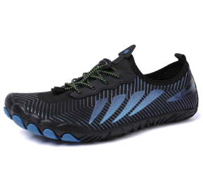 New men's and women's fitness sneakers couples outdoor beach swimming shoes (Color: BLACK, size: 38)