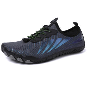 New men's and women's fitness sneakers couples outdoor beach swimming shoes (Color: grey, size: 35)