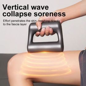 Muscle Relaxation Massager With 5 Gears, New Design, For The Whole Body, Shoulder, Neck, Calf, Massage Gun Deep Tissue (Color: BLACK)