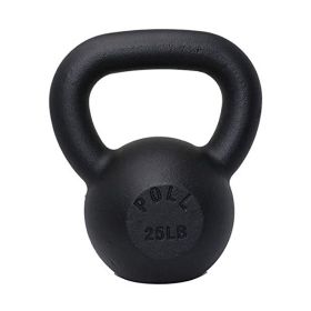 Arm Power Exercise Equipment Kettlebell for Home Fitness (Weights Available: 25LB, Color: BLACK)