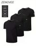 Quick Drying Sports T-shirt, Chic Stretch Crew Neck Tee Shirt For Summer Fitness