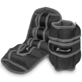Adjustable Ankle Weights (Option: 5 lb, Set of 2, Gray)