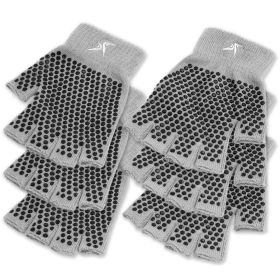 Grippy Yoga Gloves, (Option: Grey, 3PK)